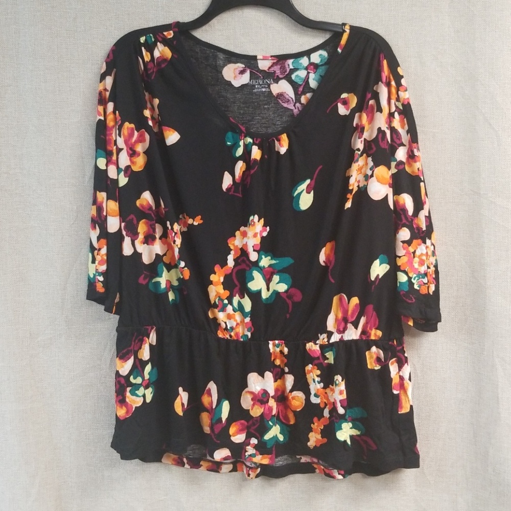 Merona| Flower Top
